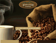 Tablet Screenshot of mountainsidecoffee.com
